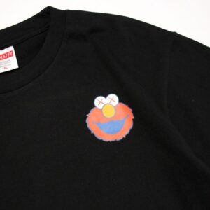 Заказать поиск футболки 2019 KAWS x Sesame Street Elmo Tee Black