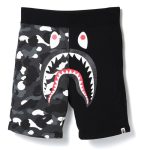 BAPE City Camo Shark Sweat Shorts Black