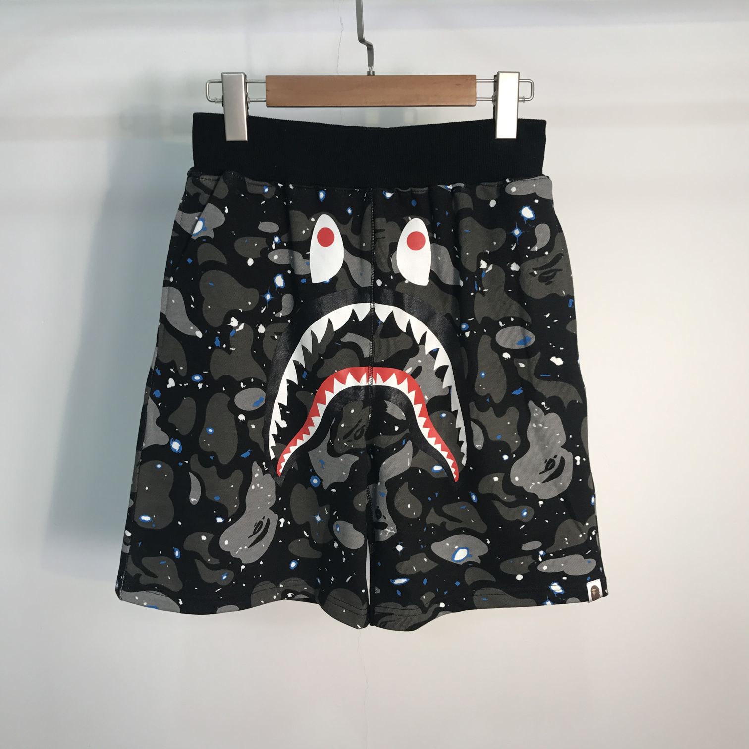 Space camo bape shorts top