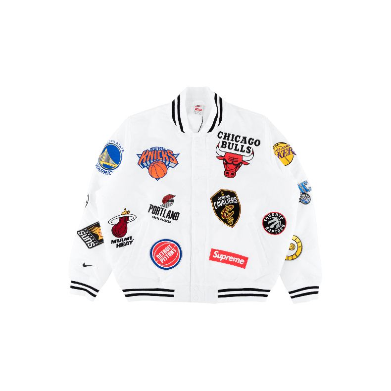Заказать поиск куртки Supreme Nike NBA Teams Warm-Up Jacket White
