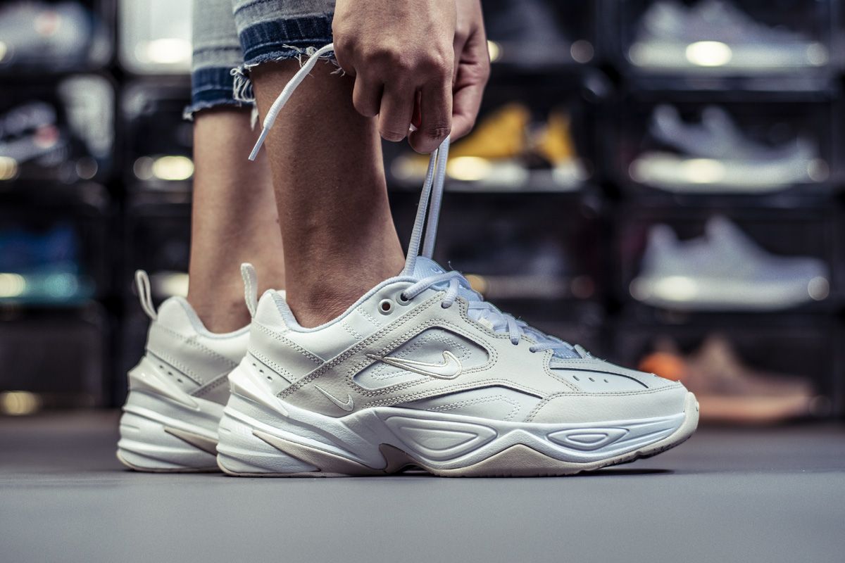 Nike m2k tekno womens all white online