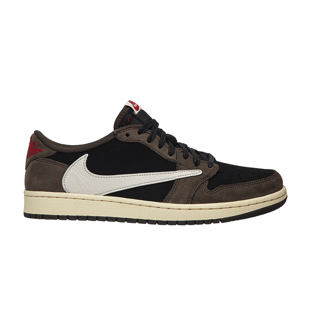 Кроссовки Travis Scott x Air Jordan 1 Low 'Mocha'