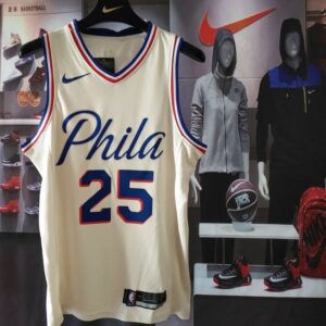 2017-18 Ben Simmons Philadelphia 76ers #25 City Cream