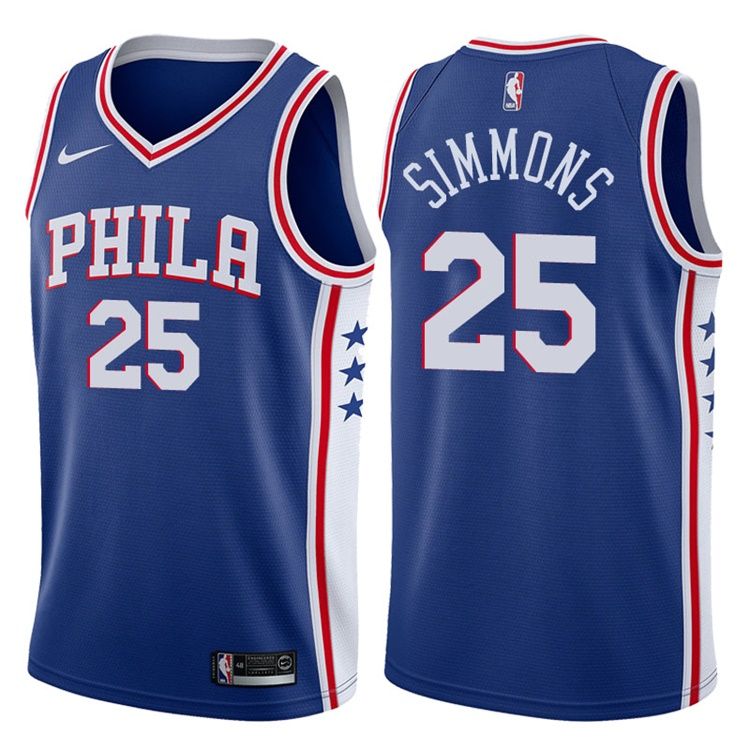 2017 18 Ben Simmons Philadelphia 76ers 25 Icon Blue