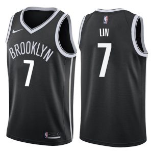 2017-18 Jeremy Lin Brooklyn Nets #7 Icon Black