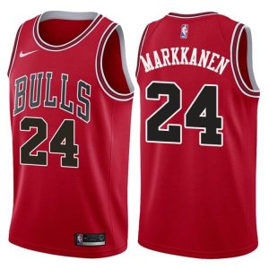 2017-18 Lauri Markkanen Chicago Bulls #24 Icon Red
