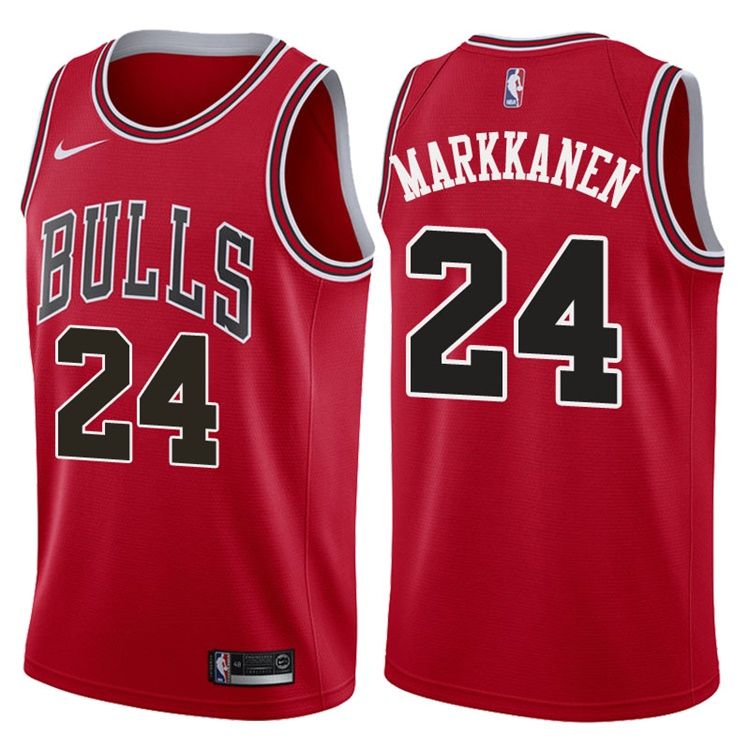 2017 18 Lauri Markkanen Chicago Bulls 24 Icon Red