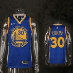 2017-18 Stephen Curry Warriors #30 Icon Royal-1
