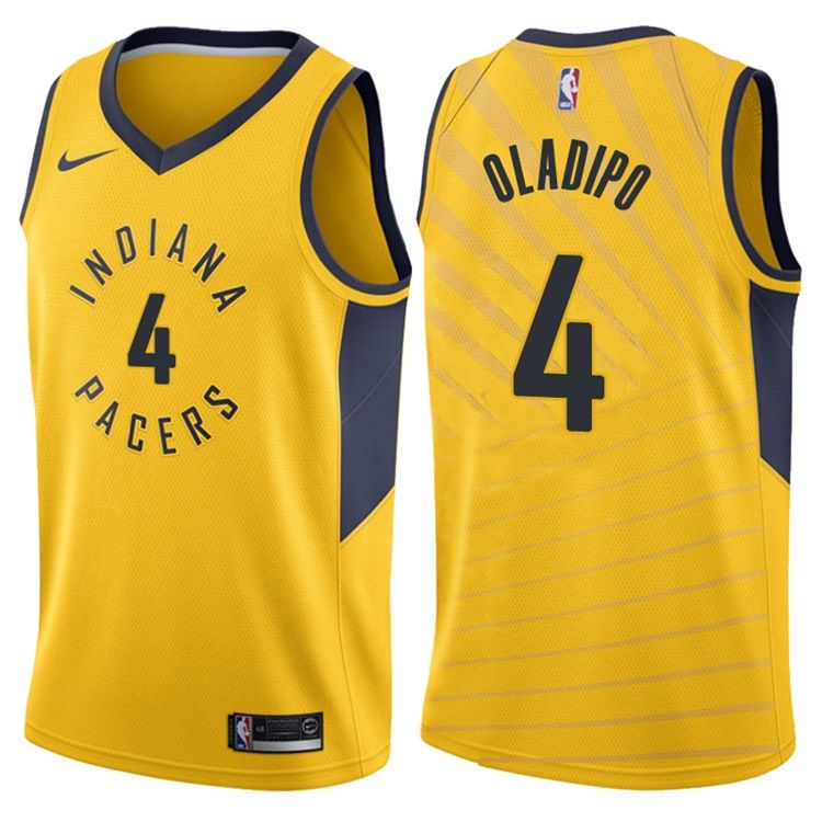 2017 18 Victor Oladipo Indiana Pacers 4 Statement Gold