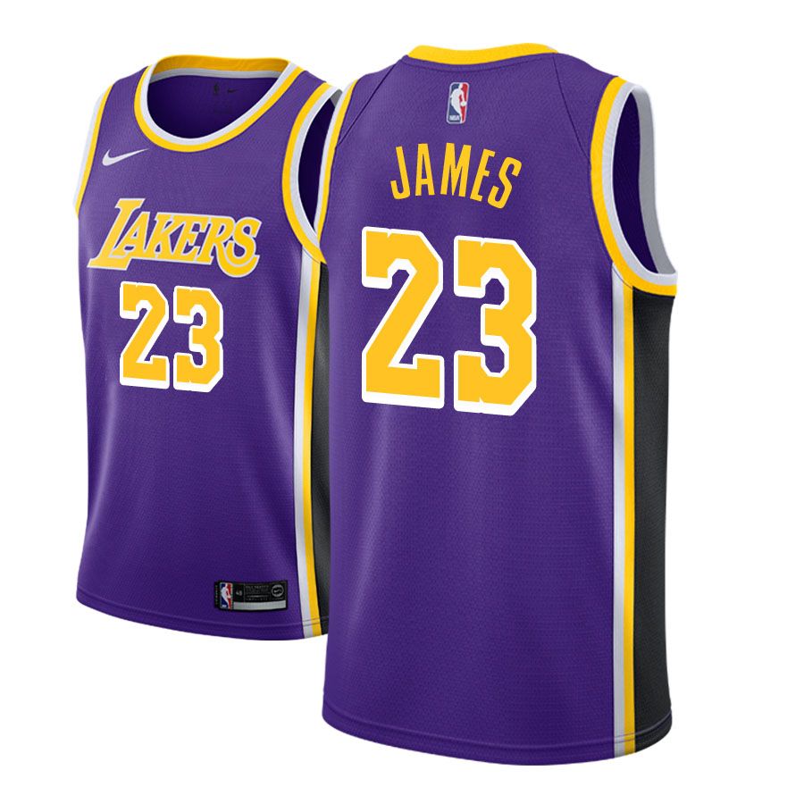 2018 19 James Los Angeles Lakers 23 Statement Purple