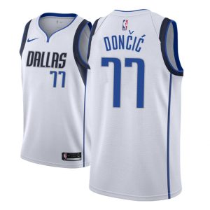 2018-19 Luka Doncic Dallas Mavericks #77 Association White