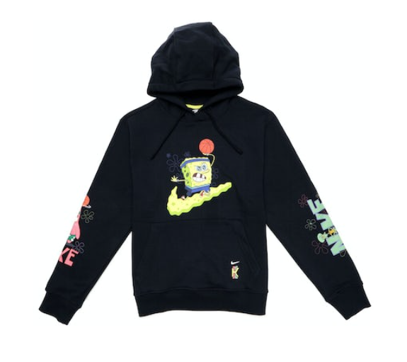 Kyrie x Spongebob x Nike Dri Fit Patrick Star Hoodie Black