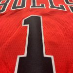 Rose Chicago Bulls Nike Icon Swingman Jersey Red-3