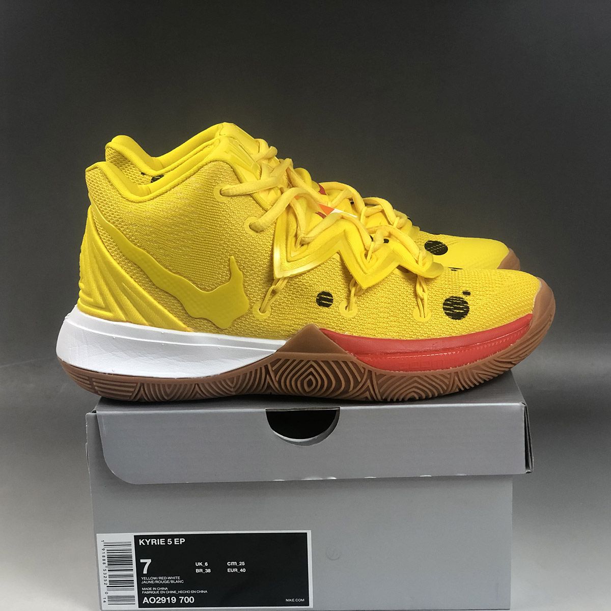 SpongeBob SquarePants x Nike Kyrie 5 SpongeBob CJ6951 700