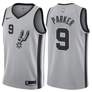 2017-18 Tony Parker San Antonio Spurs #9 Statement Gray