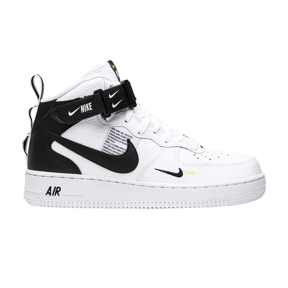 Кроссовки Nike Air Force 1 Mid '07 LV8 'White Black'