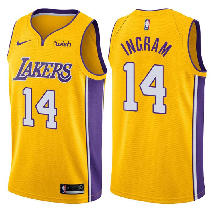 2017 18 Brandon Ingram Los Angeles Lakers 14 Icon Gold