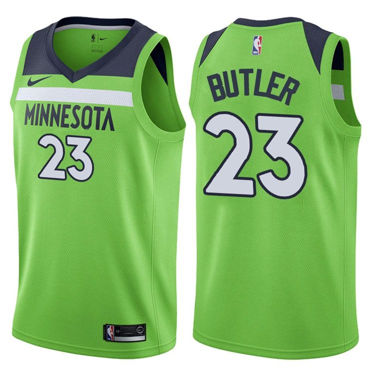 2017 18 Jimmy Butler Minnesota Timberwolves 23 Statement Green