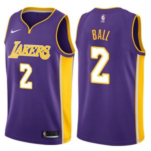 2017-18 Lonzo Ball Los Angeles Lakers #2 Statement Purple