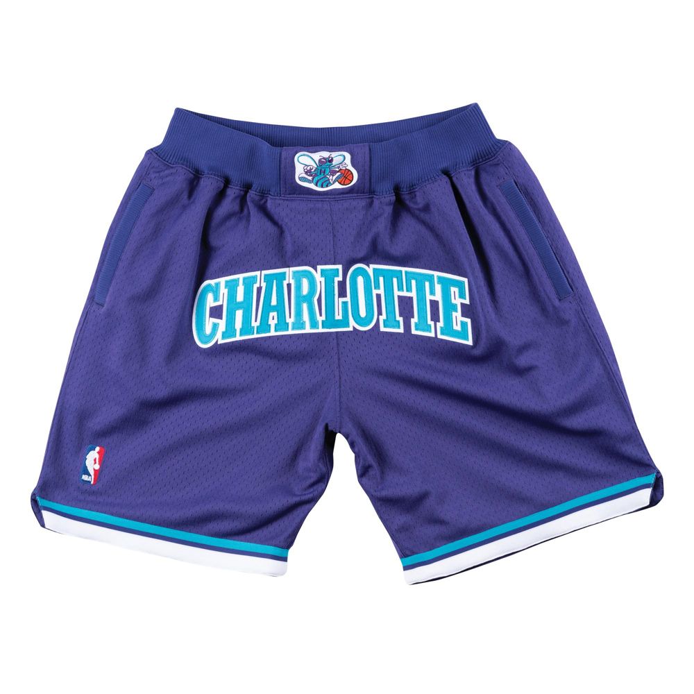 2019 Just Don Charlotte Hornets Shorts Purple