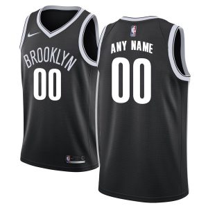 2019-20 Brooklyn Nets Custom Name Black - Icon Edition