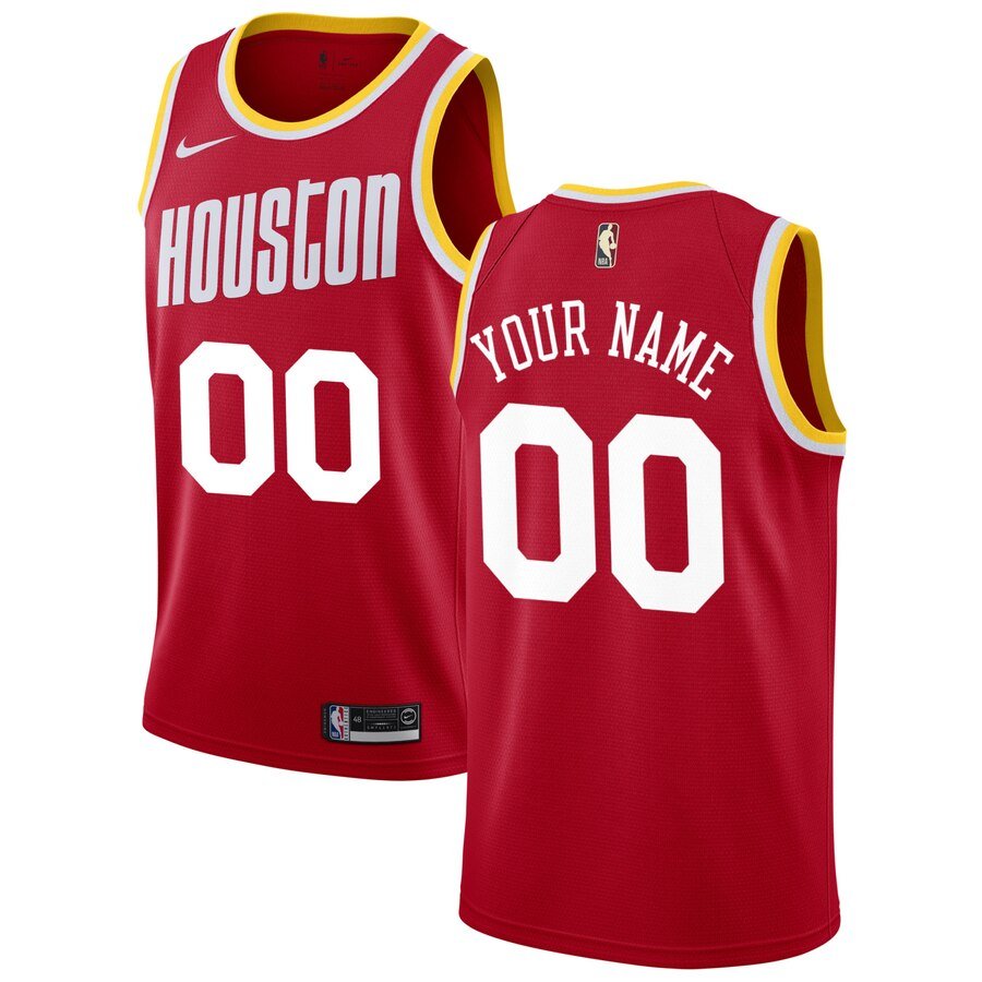 2019 20 Houston Rockets Hardwood Classics Custom Swingman Red