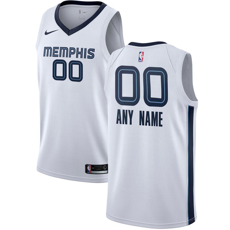 2019 20 Memphis Grizzlies Swingman Custom White Association Edition