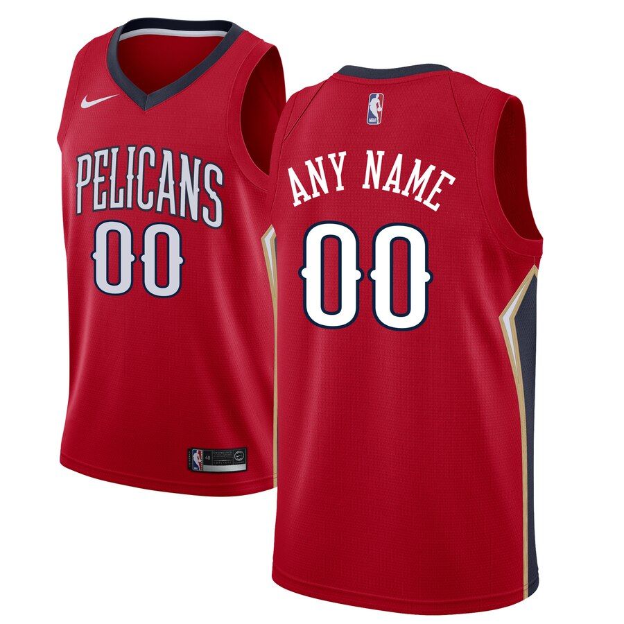 2019 20 New Orleans Pelicans Custom Swingman Red Statement Edition
