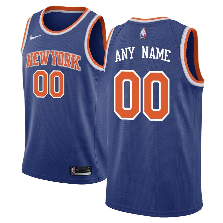 2019 20 New York Knicks Swingman Custom Blue Icon Edition