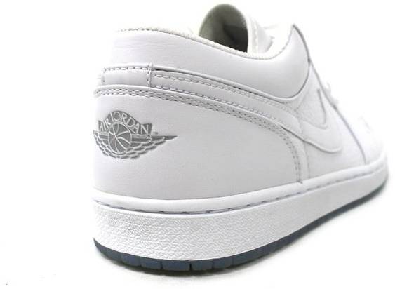 Кроссовки Air Jordan 1 Retro Low White (2004)