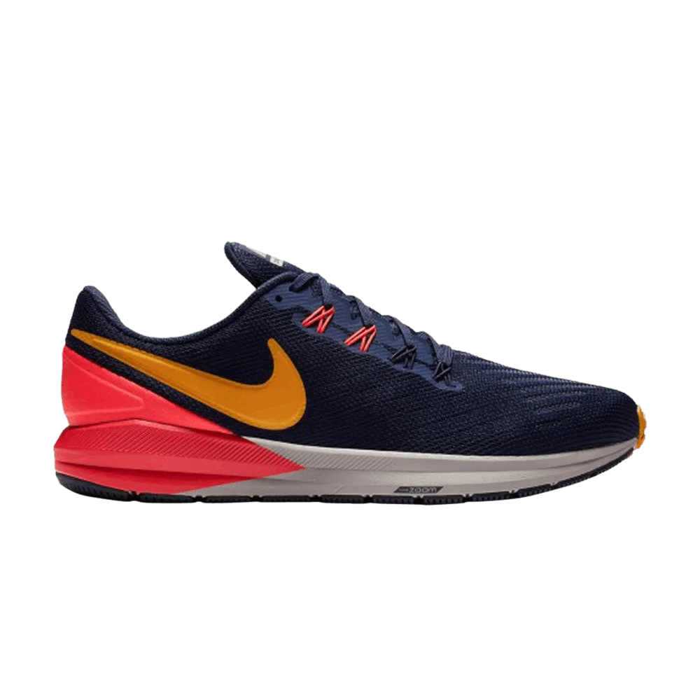 Кроссовки Nike Air Zoom Structure 22 'Blackened Blue Orange Peel'