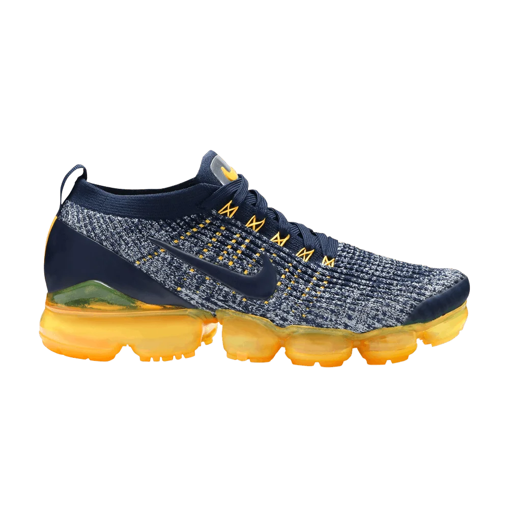 Кроссовки Nike Air VaporMax Flyknit 3 'College Navy Orange'