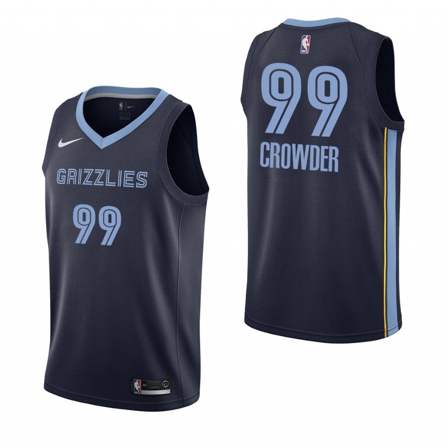 2019 20 Memphis Grizzlies Jae Crowder 99 Navy Icon Edition