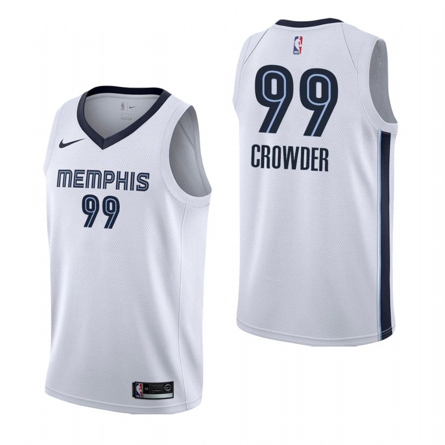 2019 20 Memphis Grizzlies Jae Crowder 99 White Association Swingman