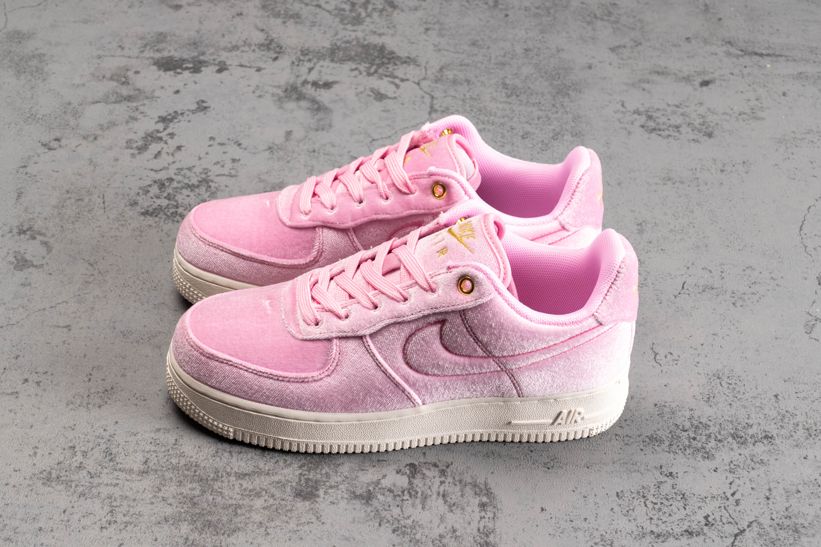 Nike Air Force 1 Low 07 Premium Pink Velour AT4144 600