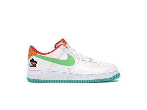 White/Green-Orange-Teal