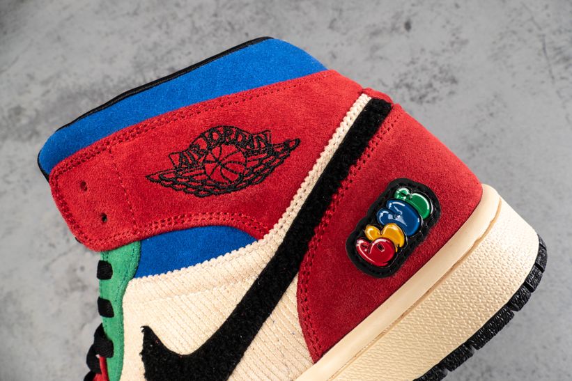 Кроссовки Blue The Great x Air Jordan 1 Mid Fearless