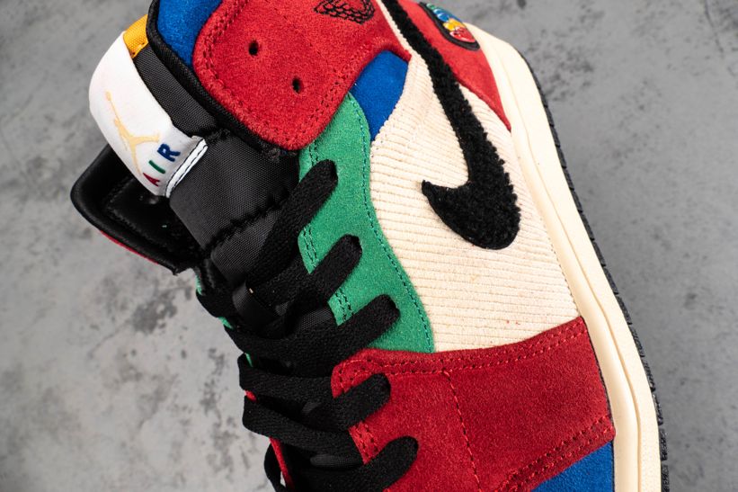 Кроссовки Blue The Great x Air Jordan 1 Mid Fearless