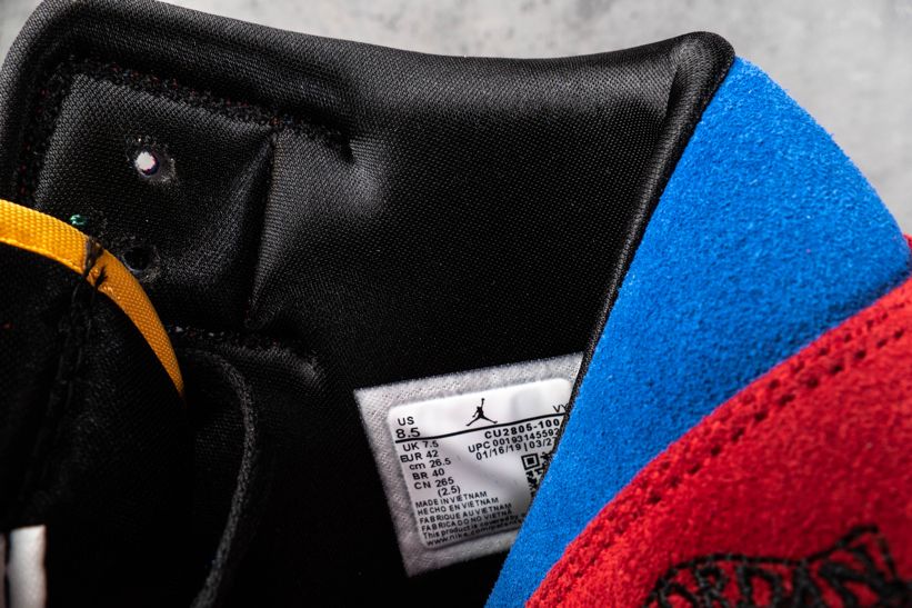 Кроссовки Blue The Great x Air Jordan 1 Mid Fearless