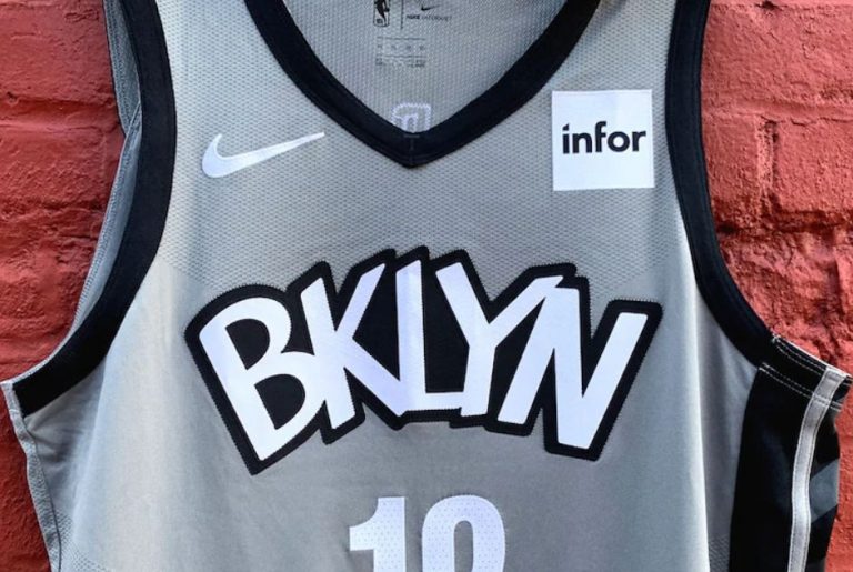Новые серые майки «BKLYN» от Brooklyn Nets