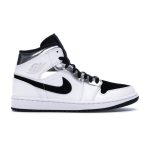 White/Metallic Silver-Black