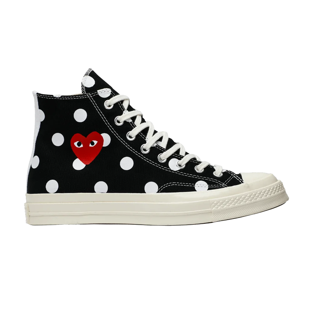 Кроссовки Comme des Garçons x Converse Chuck Taylor All Star 70 Hi 'Black Polka Dot'