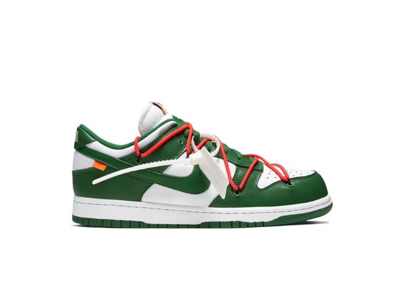 OFF WHITE x Dunk Low Pine Green