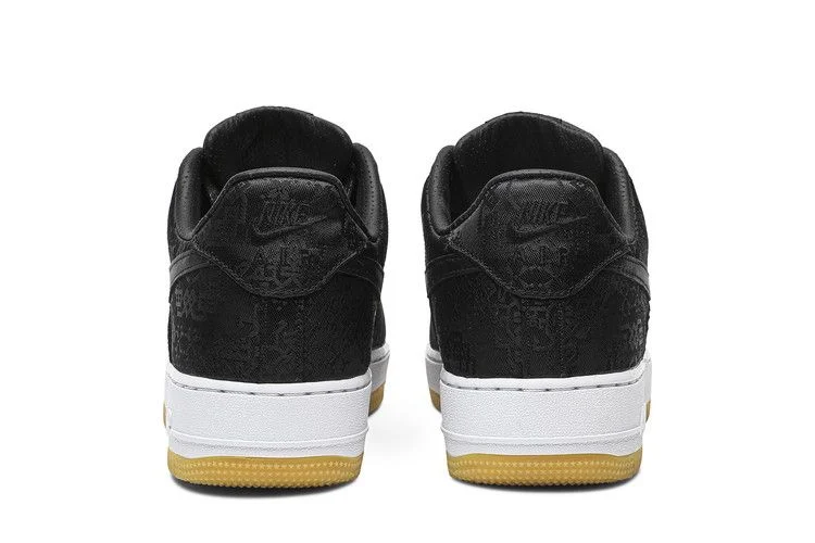 Кроссовки Fragment Design x CLOT x Nike Air Force 1 'Black Silk'