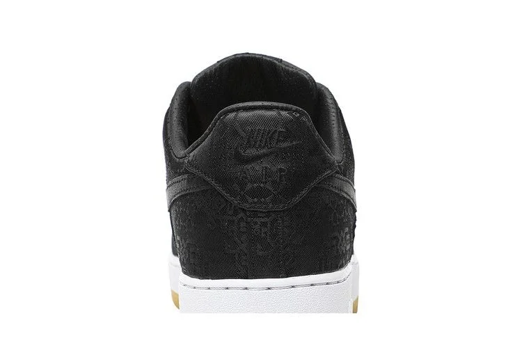 Кроссовки Fragment Design x CLOT x Nike Air Force 1 'Black Silk'