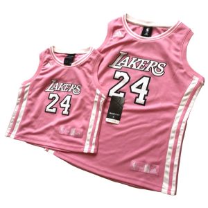adidas Kobe Bryant 24 Lakers Pink Jersey