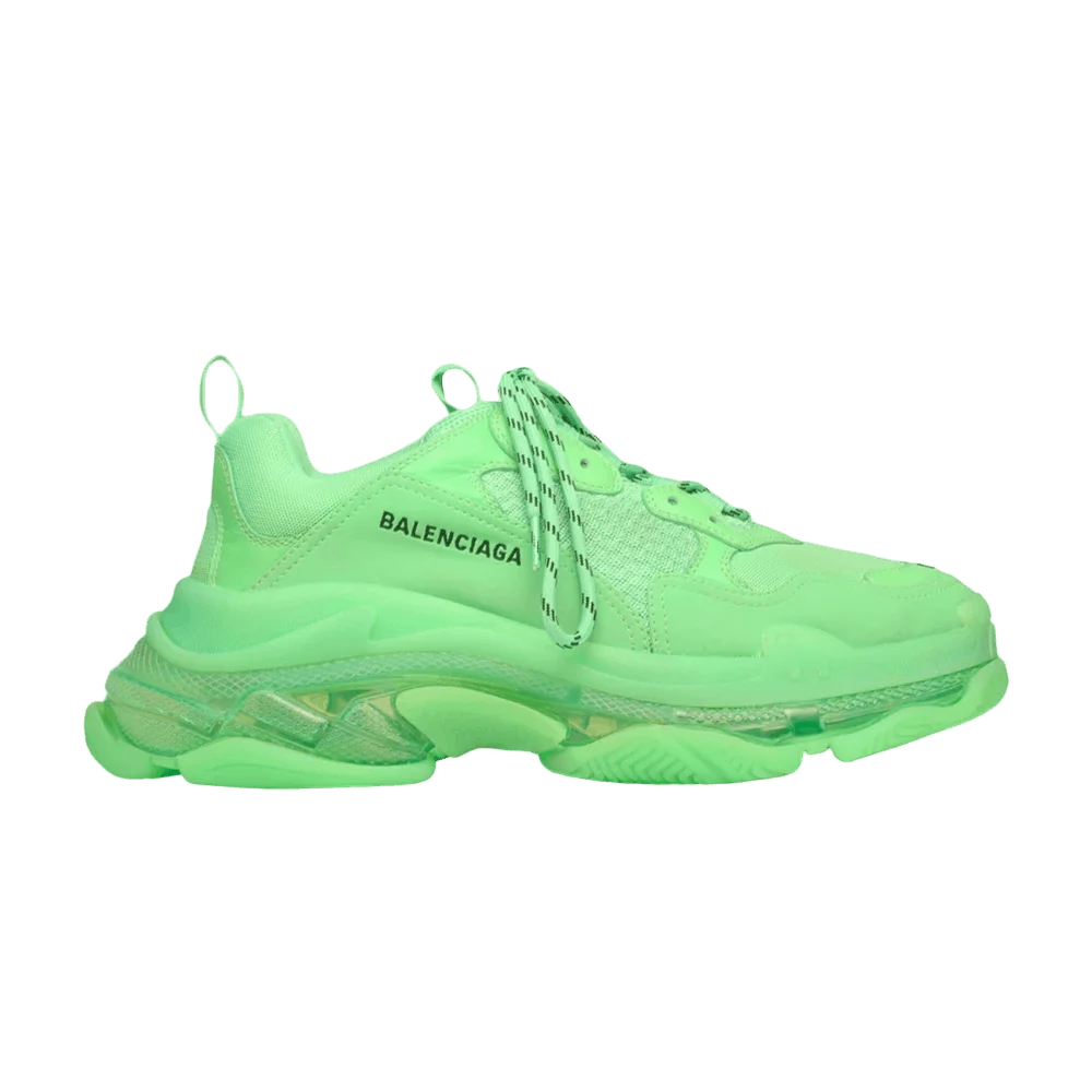 Кроссовки Balenciaga Triple S Sneaker 'Neon Green'
