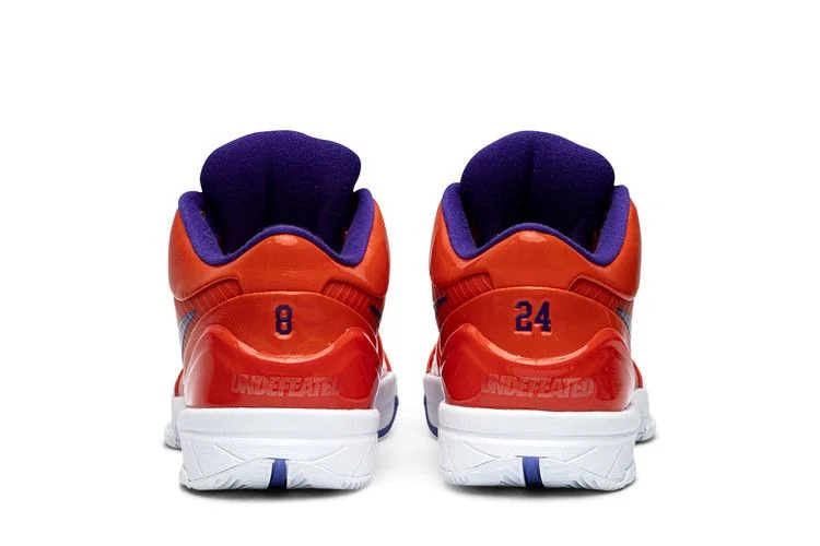 Кроссовки Undefeated x Nike Kobe 4 Protro 'Team Orange'