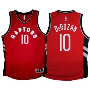 2015-16 DeMar DeRozan Toronto Raptors #10 Away Alternate Red Youth
