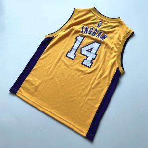 2016 Brandon Ingram LA Lakers #14 NBA Draft Home Gold